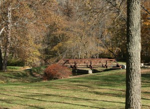 Pony truss bridge